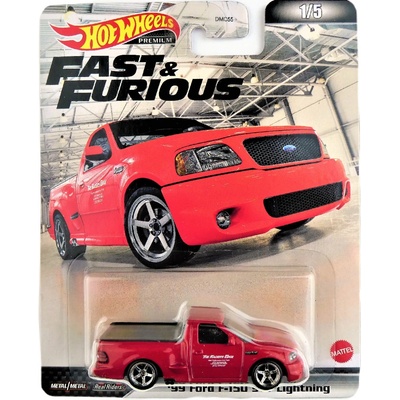 Mattel Hot Wheels Premium Fast and Furious Retro Entertainment '99 Ford F-150 SVT Lightning