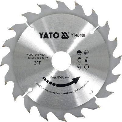 Yato Kotouč na dřevo 190 x 30 mm 20z