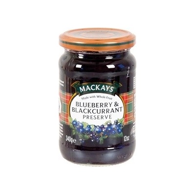 Mackay's džem Čučoriedky a čierne Ríbezle 340 g