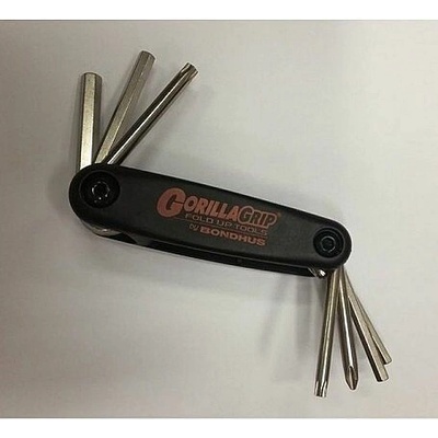 Bondhus GorillaGrip/moto 7dílů, chrom 12531