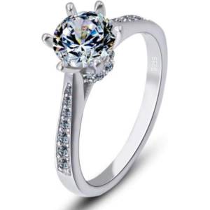 Silenti Jewelry Сребърен пръстен "Смирение" - 9 - 59.5мм (19.1мм диам. )