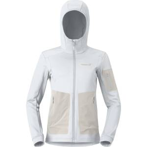 Norrøna Дамско поларено яке Norrøna Women's Falketind Warm2 Stretch Hood Fleece jacket - Snow White - размер XS (105-5539-0511)