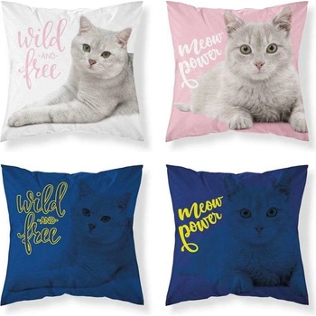 Detexpol Svietiace Mačka pink 40 x 40 cm