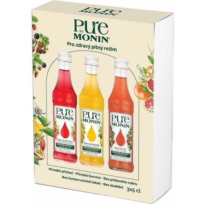 Monin set PURE 3 x 50 ml