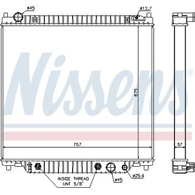 NISSENS 69222 Chladič, chlazení motoru (69222)