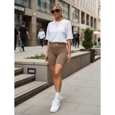 Dstreet dámske legíny SY0557 hnedá