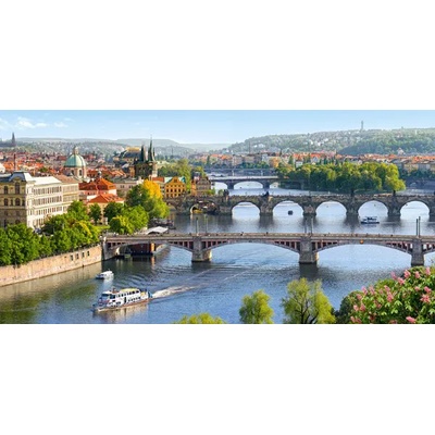 Castorland - Puzzle Vltava Bridges in Prague - 4 000 piese