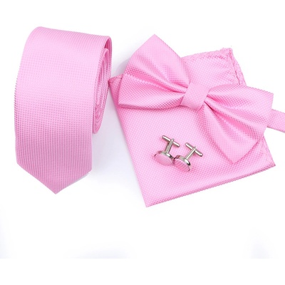 Decofashion Růžový set s kravatou