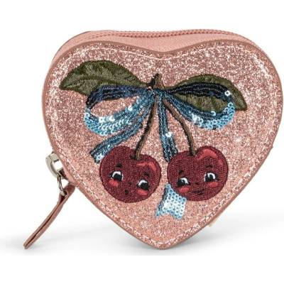 Konges Sløjd Dětská peněženka Cherry Mellow Rose, růžová barva, plast