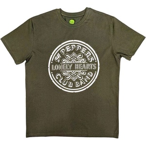 The Beatles Lonely Hearts Khaki Green L Риза (BT04MK03)