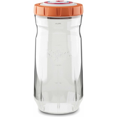 Kefirko Skladovací kontajner Zväzok oranžová 1400 ml