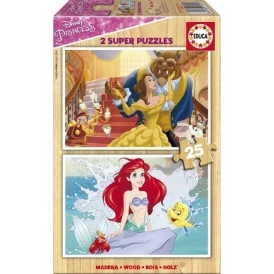 Educa - Puzzle 2x25 Disney Princesses - 40 - 99 piese