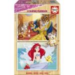 Educa - Puzzle 2x25 Disney Princesses - 40 - 99 piese