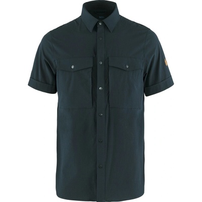 Fjällräven Abisko trekking shirt SS dark navy
