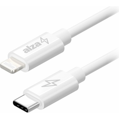 AlzaPower APW-CBMFI94105W Core USB-C to Lightning MFi, 0.5m, bílý