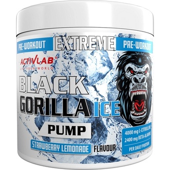 ACTIVLAB Black Gorilla Ice Pump Preworkout, 300 Grams