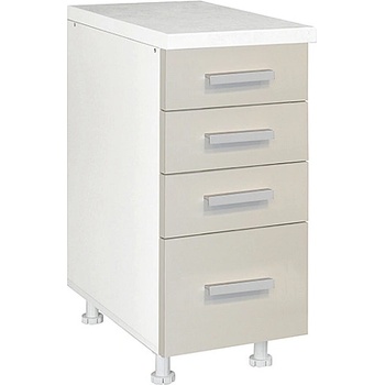 Matis Кухненски шкаф долен с четири чекмеджета in d40 f пясък мат