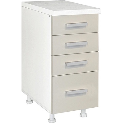 Matis Кухненски шкаф долен с четири чекмеджета in d40 f пясък мат