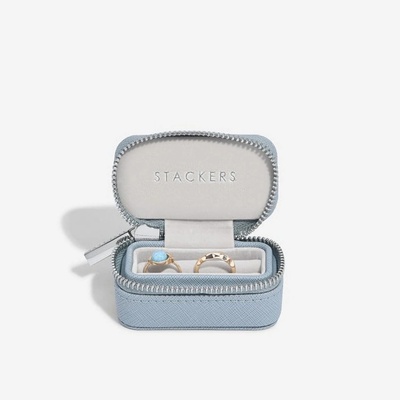 Stackers cestovní šperkovnice na prsteny Ring Box Dusky Blue modrošedá 76200