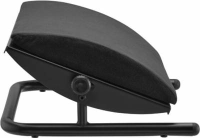 Powerton Podstavec pod nohy, odnimatelný měkký polštář, černý, ocel, 25 kg nosnost, Powerton – Zboží Dáma