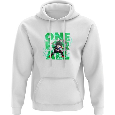 Boku no Hero Academia BNHA mikina One For All bílá