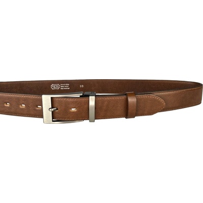 Penny Belts Kožený opasek 35-020-19-48 hnědý