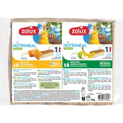 NUTRIMEAL Cookies exoti med & ovoce 2x6ks Zolux