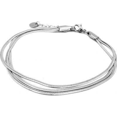 Steel Jewelry náramek TROJITÝ Chirurgická ocel NR240262
