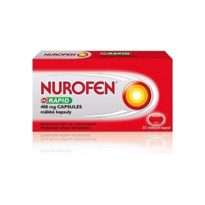 Nurofen Rapid 400 mg Capsules cps.mol. 20 x 400 mg