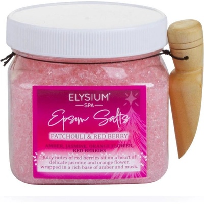 Elysium Spa Vánoční relaxační sůl Patchouli Red berry 400 g