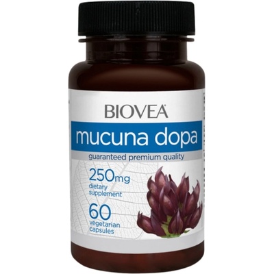 Biovea Mucuna Dopa, 250 mg, 60 капсули, Biovea (8062)