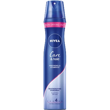 Nivea HCS Лак за коса за грижа и фиксация Care & Hold Спрей за коса дамски 250ml