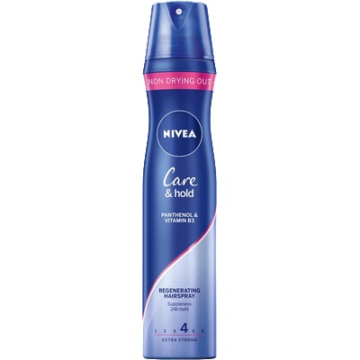 Nivea HCS Лак за коса за грижа и фиксация Care & Hold Спрей за коса дамски 250ml