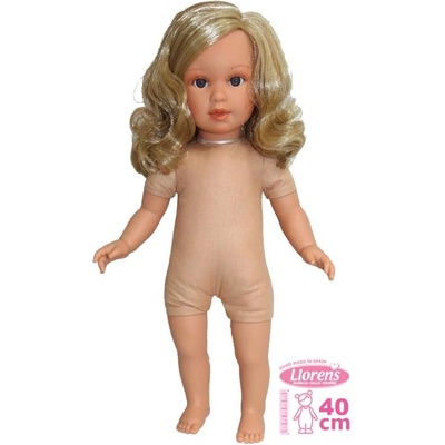 Llorens 540L LUCIA - реалистична кукла с меко текстилно тяло - 40 см
