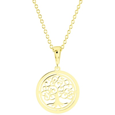 Gemmax Zlatý řetízek se stromem života GUSYN-01045-36261