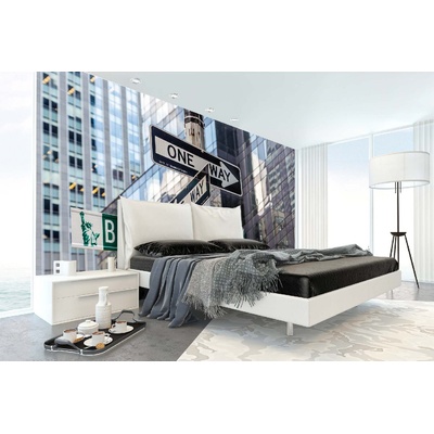 DIMEX ART Самозалепваща се флизелинова фототапета табела на бродуей стрийт 375 x 250 см