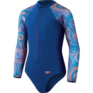 Speedo Цял бански girls long sleeve swimsuit (8-1349815212)