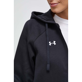 Under Armour Суичър Under Armour в черно с качулка с меланжов десен (1379497)