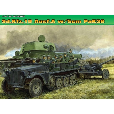 Dragon models Sd.Kfz.10 Ausf.A with 10,5cm LeFH18 1:35