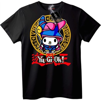 NOONEBRAND Тениска Yu-Gi-Oh! с Chibi магьосник - 7XL, White