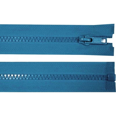 Kostěný zip šířka 5 mm délka 70 cm bundový Barva: 216 modrá sýta