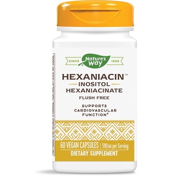 Nature's Way Hexaniacin, 590 mg, 60 капсули, Nature’s Way