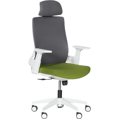 Carmen Президентски офис стол Carmen 7546 - тъмнозелен-сив (3520356_2)