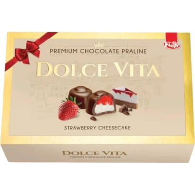 Nelly Chocolates Bonboniéra Strawberry cheesecake 150g