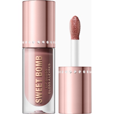 Revolution Sweet Bomb Lip Gloss Strawberry Swirl Pink lesk na pery 4,5 ml