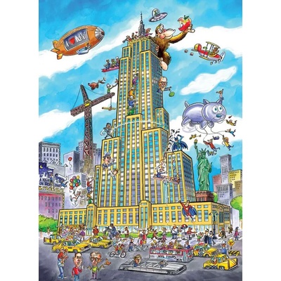Cobble Hill - Puzzle DoodleTown: Empire State - 1 000 piese