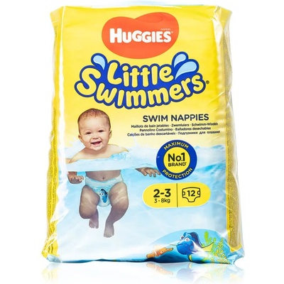 Huggies Little Swimmers 2-3 еднократни пелени за плуване 3-8 kg 12 бр