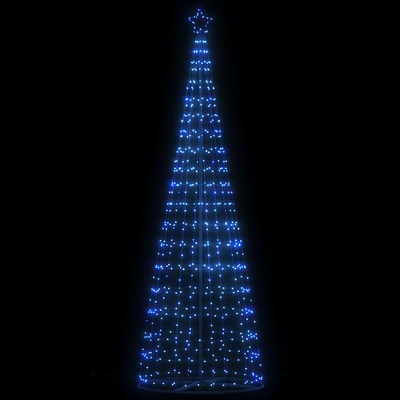 vidaXL LED коледна елха 550 светодиода синя 300 см (4016454)