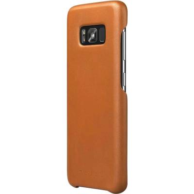 Mujjo Leather Case - кожен (естествена кожа) кейс за Samsung Galaxy S8 (кафяв)