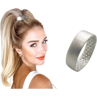 PONY-O Spona na vytváření vysokých culíků - XL Metallic Obsah: Silver